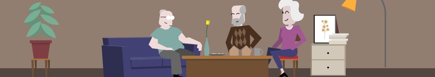 Un grupo de personas mayores